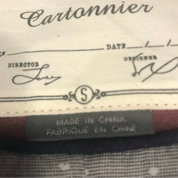 Anthropologie Cartonnier Cornerstone burgundy blazer Sz Sm - Picture 7 of 12